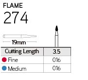 Galil Multi Use Diamond Bur Flame 274 - Image 2