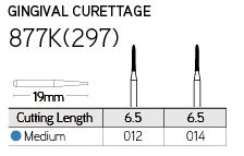 Galil Multi Use Diamond Bur Gingival Curettage 877K - Image 2