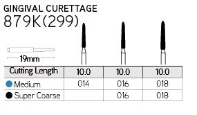 Galil Multi Use Diamond Bur Gingival Curettage 879K - Image 2