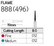 Galil Multi Use Diamond Bur Flame 888 - Image 2