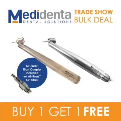 Medidenta - Handpieces - Air Free 45 Surgical or Titan Surgical Buy One Get One Free - TS